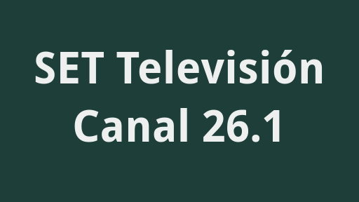 SET Televisión Canal 26.1